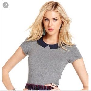 Free People T-Shirt - Peter Pan Collar